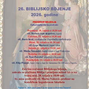 XXVI. Biblijsko bdjenje u Župi Navještenja BDM u Velikoj Gorici